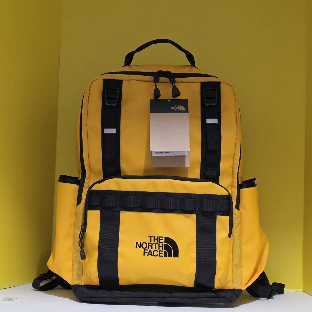 The North Face Bold Yellow and Black Backpack